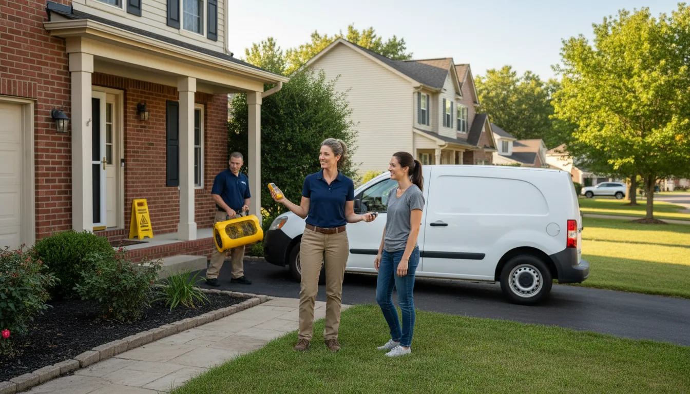 Water restoration image for Water Damage & Restoration Services in Glenallen, MO